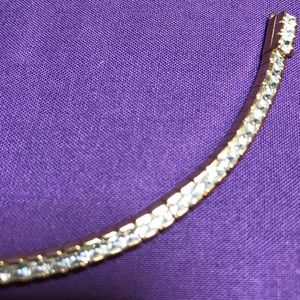 Henri Bendel Tennis Bracelet Set In Gold